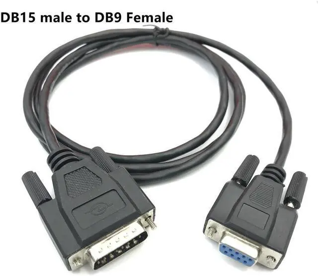 Main image of FOR DB9 9PIN TO DB15 15PIN db9 Female to db15 male cable Professional custom-made DB9 electronic weighing line serial port cable