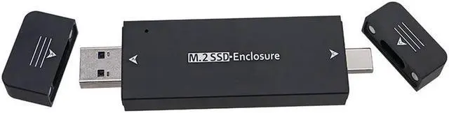Main image of FOR Dual Protocol USB3.1 Type C M.2 SATA NVME Enclosure SSD Adapter USB NVME Case SSD M2 NVME External Case M2 SATA SSD Box RTL9210B