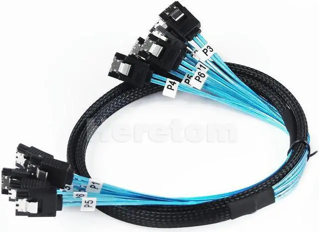 Main image of FOR Splitter Cable 4 SATA To 4 SATA 6 SATA TO 6 SATA ,SATA III SAS Cable SATA 7 Pin Female to SATA 7 Pin Data Cable for Server