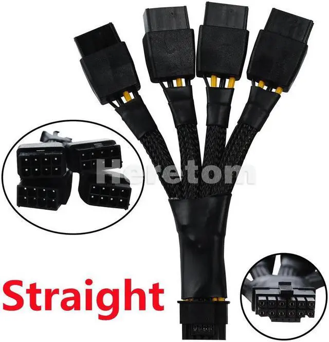 Main image of FOR PCIE 5.0 12V WR 16Pin (12+4Pin ) Connector to 4x8Pin PCI-E GPU Power Adapter Cable for 3090Ti & RTX4080 4090 Graphics Card