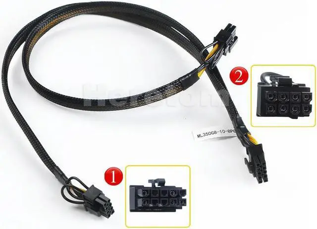 Main image of FOR 8pin to 8+8pin PCI-E Graphics Card Power Cable for ML350p G8 and GPU