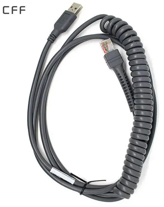Main image of FOR 5pcs 9FT Coiled USB Cable for LS2208 LS2208AP LS4208 DS6708