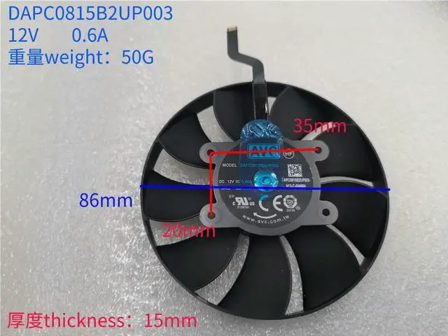 Main image of FOR FAN FOR public version RTX 3070, 3060FE radiator Ti Video card cooling fan