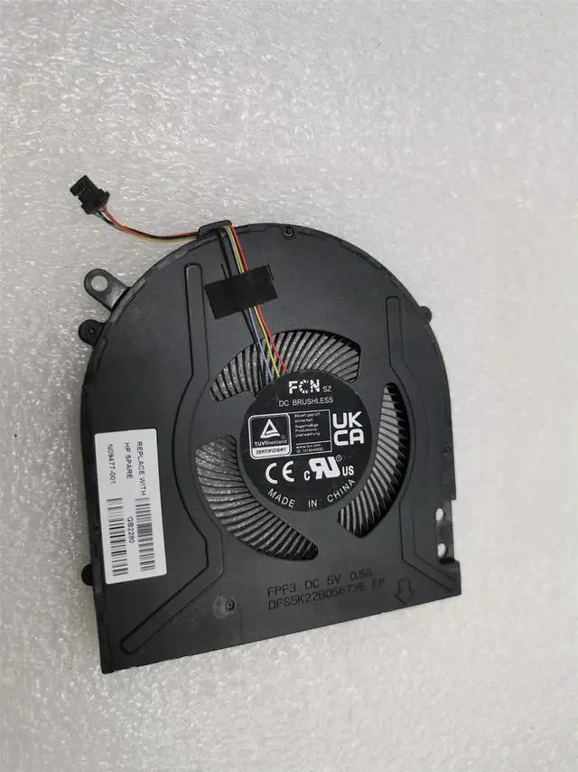 Main image of FOR Laptop Cooling Fan Cooler for 14 INCH 2-IN-1 LAPTOP PC NS85C41 21H12 DC05V 0.5A N09477-001 FPF3 DFS5K22B056736