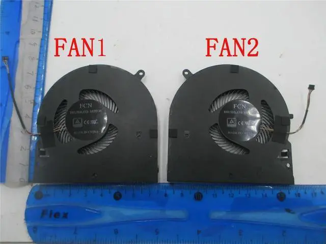 Main image of FOR Laptop CPU GPU Cooling Fan For 15 RZ09-0288 FLDH FLD0 PLB07010S05M DFS5K123043635
