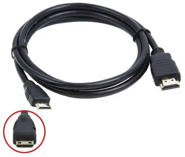 Main image of FOR Mini HDMI-compatible A/V TV Video Cable Cord For CAMERA DSLR D7100 D5500 D3300