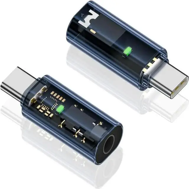 Main image of FOR USB C to 3.5mm Audio Adapter 2 Pack, USB C to Aux Audio Extension Connector for 15 Pro Max Plus, S24 S23