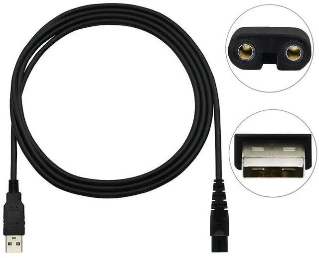Main image of FOR USB Head Shaver Power Cord Mens Beard Trimmer Cable Electric Men's Shaver Cleaning Bursh USB Data Cable 5V Replacement Charging