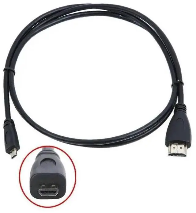 Main image of FOR 5TF/1.5M Micro HDMI-compatible A/V HD TV Video Cable Cord Lead for CAMERA HMX-W300 B W300R/N
