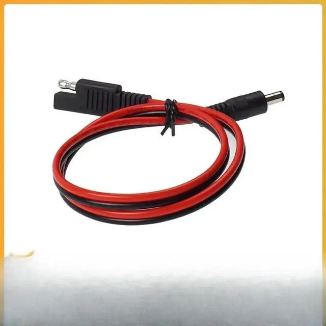 Main image of FOR 2PCS/LOT 14AWG 60cm SAE to DC 5.5*2.1 mm Male Cable Quick Disconnect Wire Harness Extension Cable for Portable Powers Motorcycle