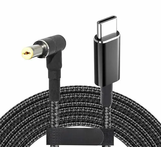 Main image of FOR USB C to 5.5mm Adapter Cable Male Type C to Right Angle DC 5.5 x 2.5mm Uni l Converter Cord for Power Bank