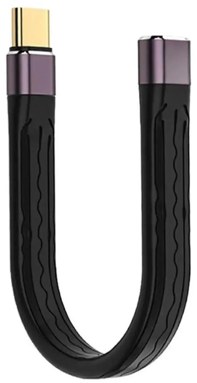Main image of FOR Short USB-C Male to Female Flexible Cable Support 4/3,USB4, PD 100W,8K/4K Video,40Gbps Date Transfer for External