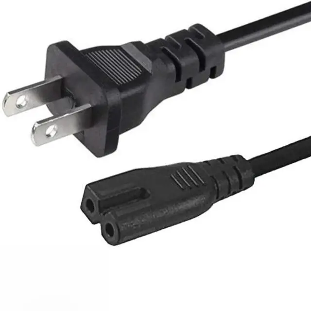 Main image of FOR 2 Prong 6Ft ized AC Uni l Power Cord Compatible For E-M-Series/ Smart LED TV/ PS1 (NEMA-1-1