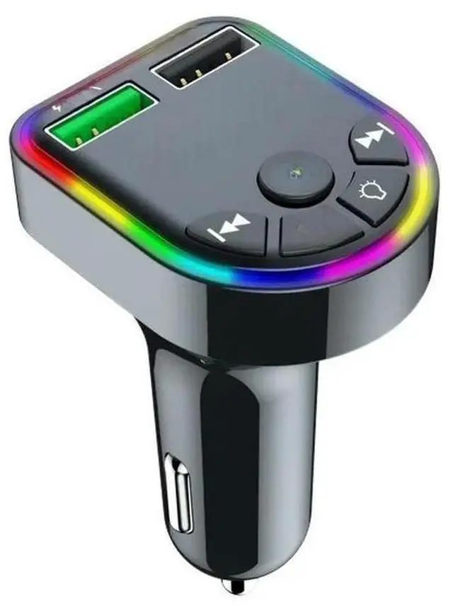 Main image of FOR F5 Wireless BT Transmitter Hands free Car Kit MP3 Player USB