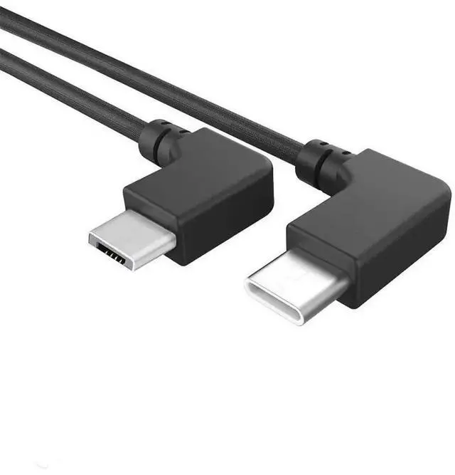 Main image of FOR Micro USB to Type C Data Cable 11.8 inch 90 Degree Video Data Cable for 2 Zoom/ 2 Pro/ Air/ Air 2/