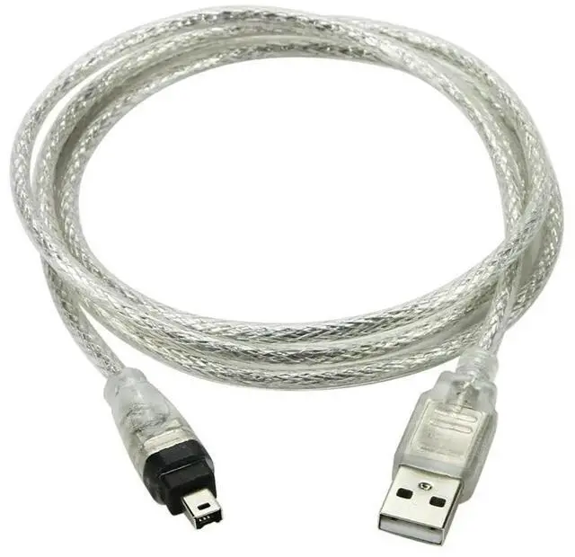 Main image of FOR 100cm USB Male to Firewire I 1394 4Pin Male Adapter Cord Cable for DCR-TRV75E DV