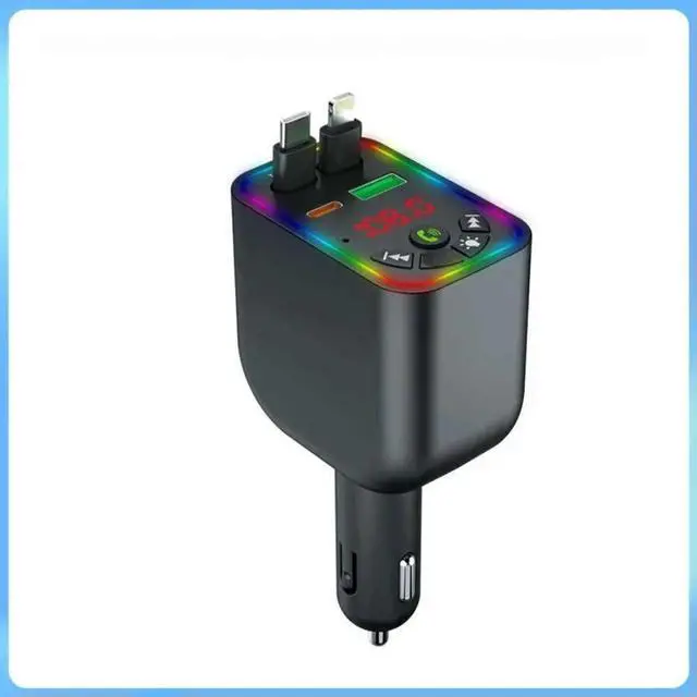 Main image of FOR Y5 Transmitter Audio Receiver MP3 Player Fast Charging Hands free wireless Car Kit