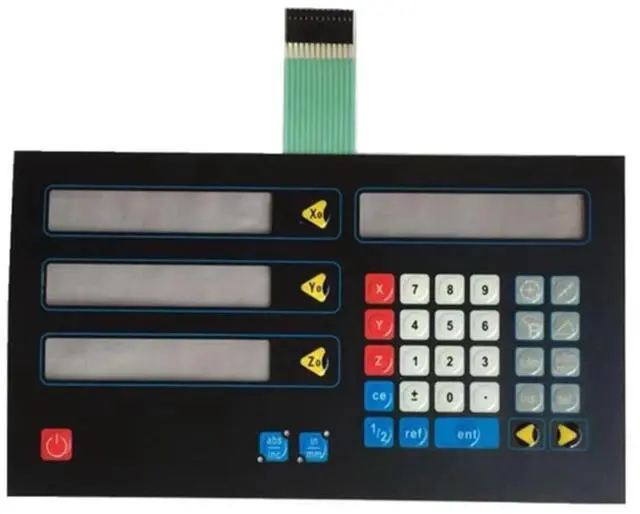 Alt view image 2 of 2 - FOR Membrane Keypad For ALL B60 E70-M 2-Axis 3-Axis Digital Display Button Film