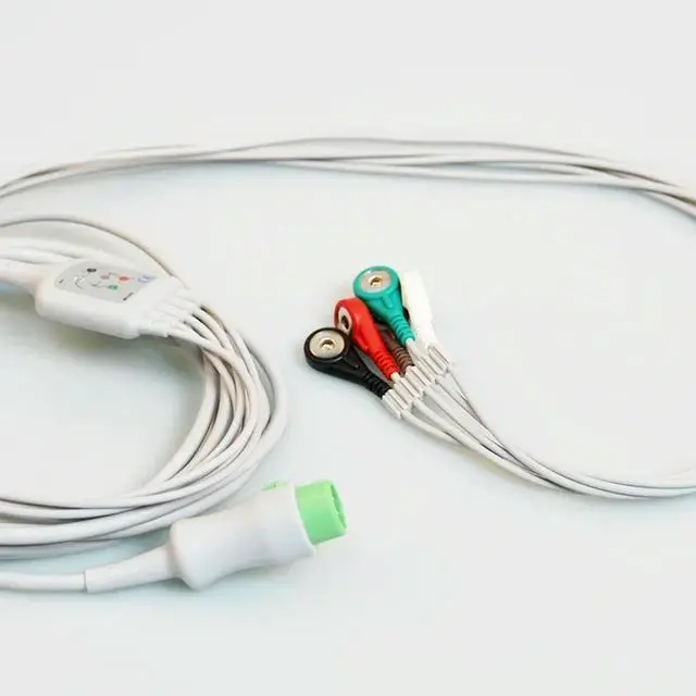 Main image of FOR Suitable for T5, T6, T8 IPM IMEC ECG monitor integrated five lead cable