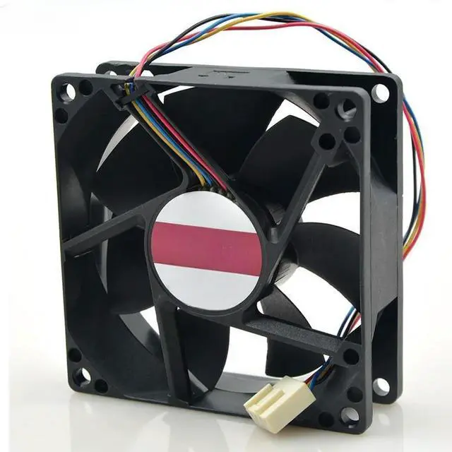 Main image of FOR 8025 80mm x 80mm x 25mm DL08025R12U Hydraulic Bearing PWM Cooler Cooling Fan 12V 0.50A 4Wire 4Pin Connector
