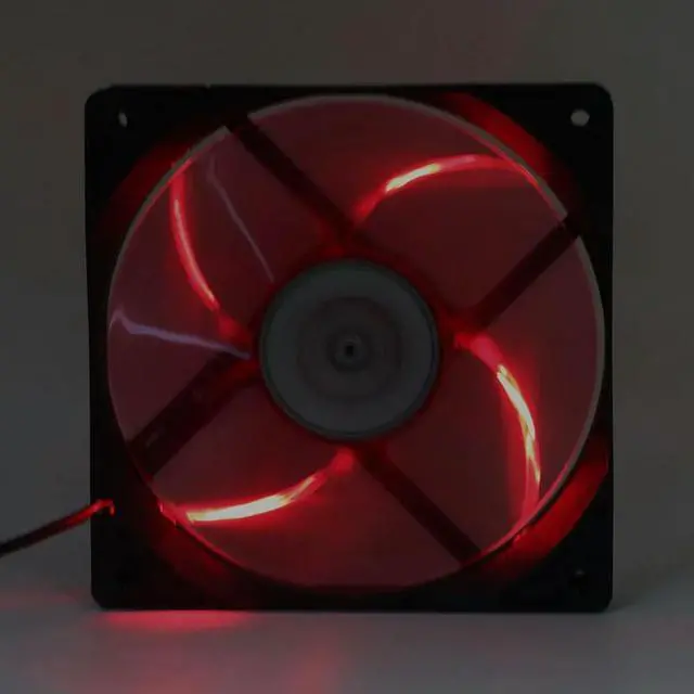 Main image of FOR RL4R S12025L 12cm Chassis Red LED cooling Fan 12V 0.35a 12025 Light Included Cooling Fan