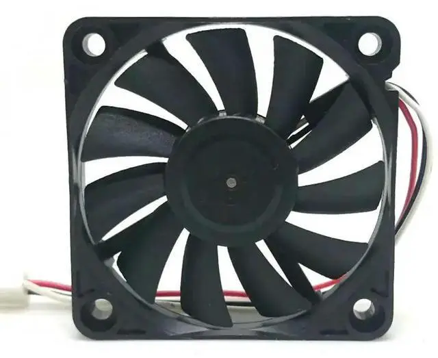Main image of FOR D06X-12TL 6010 12V 0.10A2 Balls Bearing Cooling Fan With 3 Wires 3Pins