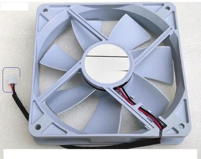 Main image of FOR AS12025M12 120mm Mute Case Fan White Cooling Fan 12cm 12025 DC 12V 0.21A 2-wire 1500 rpm