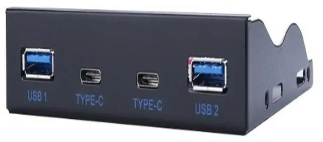 Main image of FOR Dual 5Gb/s USB 3.1 Type-C + USB 3.0 HUB 19Pin USB to Dual USB3.0 USB-C adapte 3.5 Front Panel Floppy Disk Bay