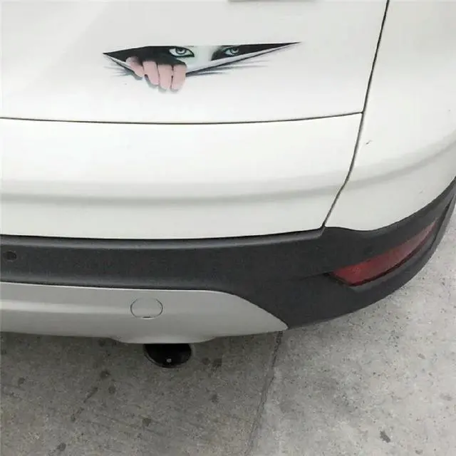 Main image of 3D Rearview Mirror Decal Waterproof PVC