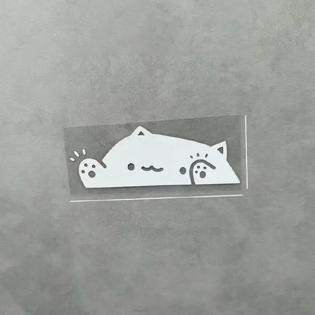 Main image of Cute Cat Car Sticker Scratch Cover
