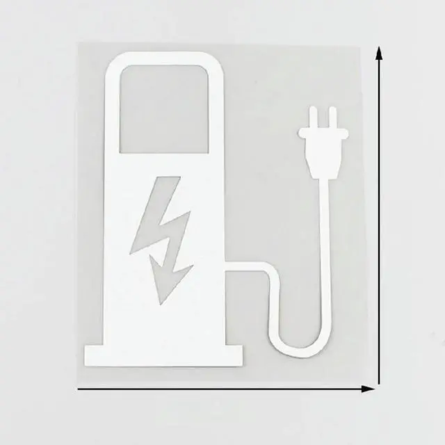 Main image of EV Electric Vehicle Charging Sticker 12x10cm
