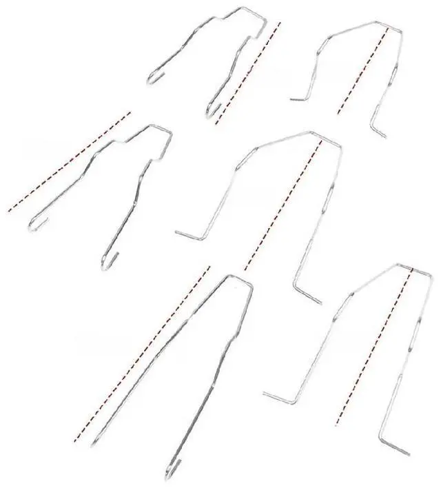 Main image of Headlight Bulb Spring Clips H1/H3/H4/H7 6pcs