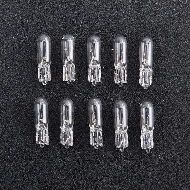 Main image of T5 Glass Bulb 12V 1.2W 10Pcs
