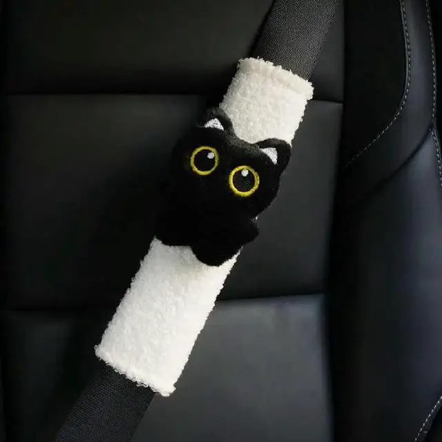Main image of Black Cat Seatbelt Shoulder Pad
