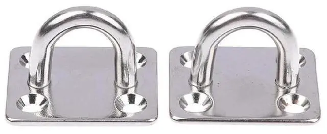 Main image of Square Eye Plate with Ring Marine 2pcs
