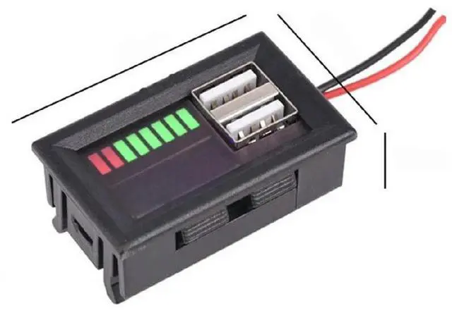 Main image of 12V Voltmeter Battery Charge Indicator