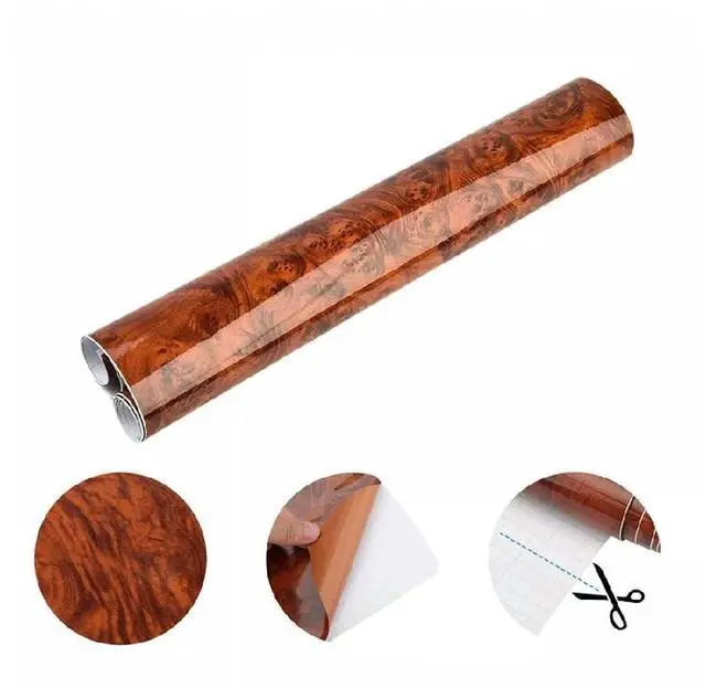 Main image of Wood Grain Vinyl Decal Interior