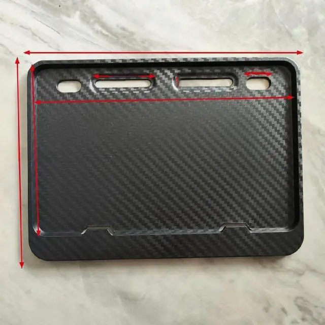Main image of Motorcycle License Plate Frame Rustproof Holder