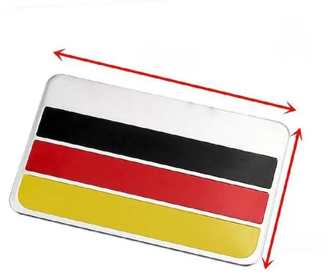 Main image of Germany Flag Badge Emblem 3D Metal