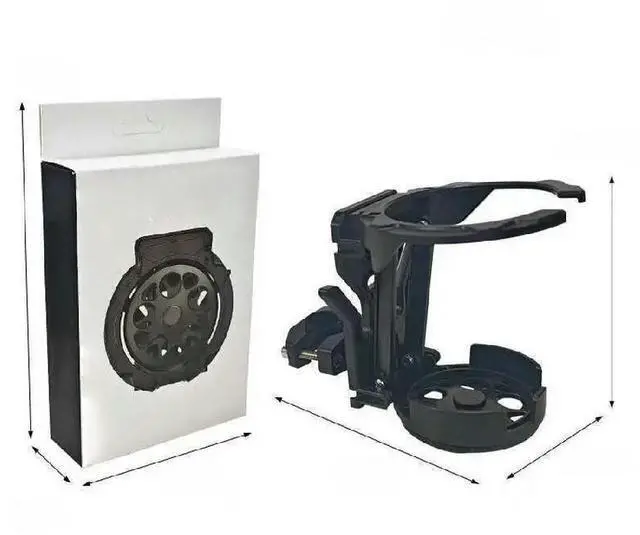 Main image of Foldable Motorcycle Handlebar Cup Holder 1/2pcs