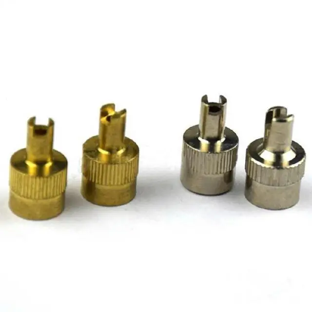 Main image of Copper Slotted Valve Stem Cap Dust Cover