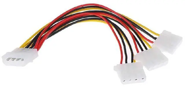 Main image of 4Pin IDE Male to 3 Port Female Power Splitter 21cm