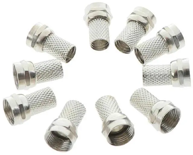 Main image of F Type Coaxial Cable Connector 10Pcs