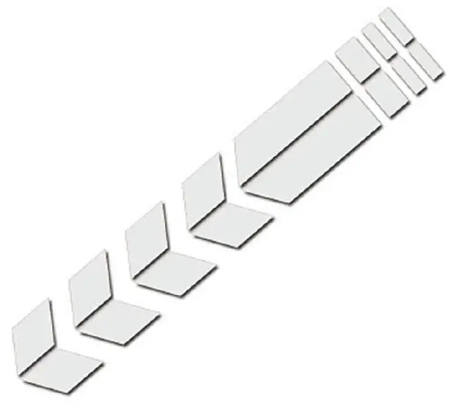 Main image of Waterproof Reflective Arrow Stripe Decal