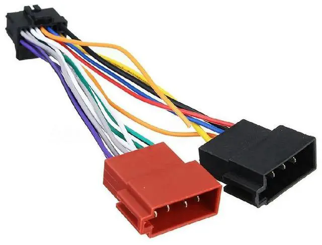 Main image of 16 Pin ISO Wiring Harness Car Stereo Connector