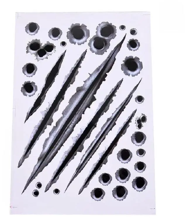 Main image of 3D Fake Hole Shot Car Sticker
