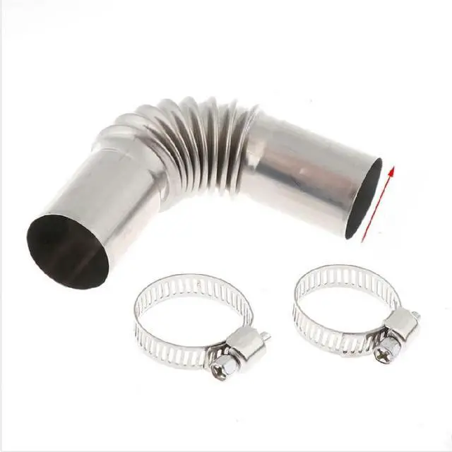 Main image of 25mm 27mm Heater Exhaust Elbow Connector 13cm