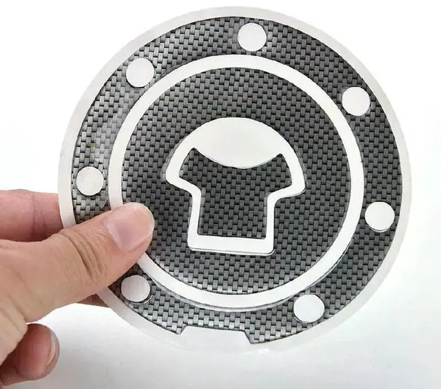 Main image of Carbon Fiber Gas Tank Protector Pad Decal