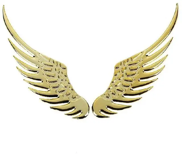 Main image of 3D Wings Car Sticker Gold/Silver