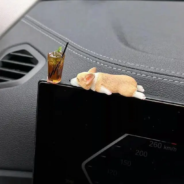 Main image of Dog Themed Resin Car Ornament